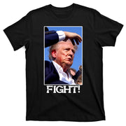 Fight Donald Trump Rally Gun Shot Fired Shooting Pennsylvania T-Shirt
