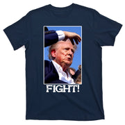 Fight Donald Trump Rally Gun Shot Fired Shooting Pennsylvania T-Shirt