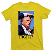 Fight Donald Trump Rally Gun Shot Fired Shooting Pennsylvania T-Shirt