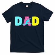 Dad Little Gymnast Girl Birthday Gymnastics Themed Party T-Shirt