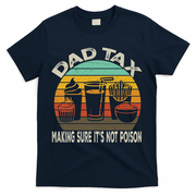 Retro Husband Vintage Fathers Day Joke For Funny Dad Tax T-Shirt