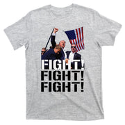Fight Fight Fight Usa Flag Donald Trump 2024 Rally Presidential Election T-Shirt