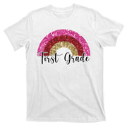 First Grade Cute Rainbow Back To School T-Shirt