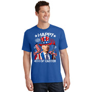 Funny Joe Biden Happy 4th Of Easter 4th Of July Firework T-Shirt