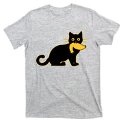 Funny Kamala Harris Cat Vs Donald Trump Hair 2024 Election T-Shirt
