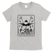 F-35A Lightning II Tactical Dominance  T-Shirt