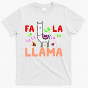 Fa La La Llama Funny Llama Christmas T-Shirt