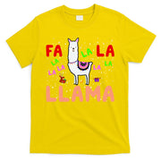 Fa La La Llama Funny Llama Christmas T-Shirt