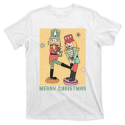 Funny Merry Christmas Nut Cracker Getting Nut Cracked T-Shirt