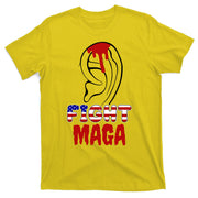 Fight Maga Pro Donald Trump Bleeding Ear T-Shirt