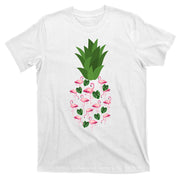 Flamingo Pineapple Cute Fun Summer T-Shirt