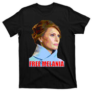 Free Melania Red Photo T-Shirt