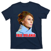 Free Melania Red Photo T-Shirt