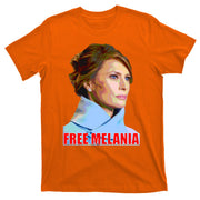 Free Melania Red Photo T-Shirt