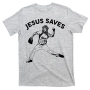 Funny Jesus Saves Baseball T-Shirt