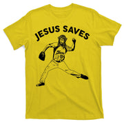 Funny Jesus Saves Baseball T-Shirt