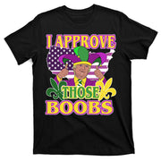 Funny Trump Mardi Gras Boobs T-Shirt