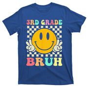 Groovy 3rd Grade Bruh Smile Face Back To School Teacher T-Shirt