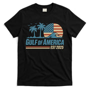 Gulf Of America Est 2025 Retro Vintage Beach Wave T-Shirt