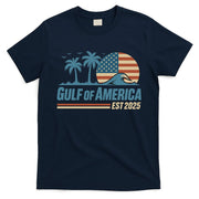 Gulf Of America Est 2025 Retro Vintage Beach Wave T-Shirt