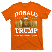 Gold White House Donald Trump 45th President T-Shirt