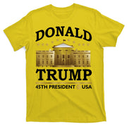 Gold White House Donald Trump 45th President T-Shirt