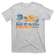 Gulf Of Mexico Since 1672 Retro Vintage Beach T-Shirt