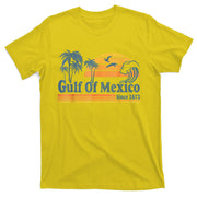 Gulf Of Mexico Since 1672 Retro Vintage Beach T-Shirt