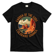 Garden Of The Gods Colorado Springs Distressed Circle T-Shirt