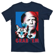Grab 'Em Cat Funny Pro Trump T-Shirt