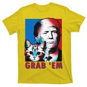 Grab 'Em Cat Funny Pro Trump T-Shirt