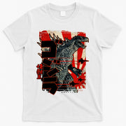 Monster Art Biollante Kaiju Alphabet Japanese T-Shirt
