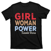Girl Woman Power Kamala Harris Retro Vintage T-Shirt