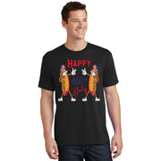 Happy 4th Of July Dabbing Hotdog T-Shirt