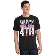 Happy 4th Of July American Flag Usa Patriotic T-Shirt