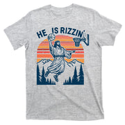 He Is Rizzin Easter Jesus Christian Basketball T-Shirt