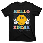 Hello Kindergarten Retro Smile Teachers Back To School T-Shirt