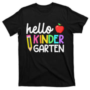 Hello Kindergarten Team Kinder Back to School Teacher T-Shirt