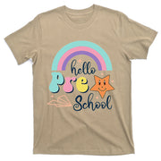 Hello Preschool Funny Back To School First Day T-Shirt