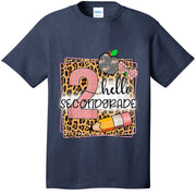 Hello Second Grade 2nd Grade Back To School Teacher Kid Girl T-Shirt