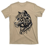 Headphones Tiger Cool T-Shirt