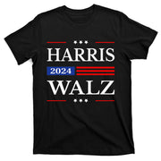 Harris Walz 2024 Kamala Harris 2024 Tim Walz 2024 Usa Flag T-Shirt