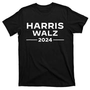 Harris Walz 2024 President American Flag T-Shirt