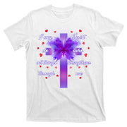 I Can Do All Things Through Christ Butterfly Cross T-Shirt
