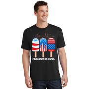 Ice Cream Cones Funny 4th Of July Patriotic America T-Shirt