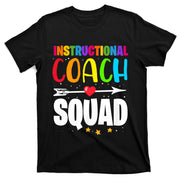 Instructional Coach Squad Teacher Back To School Matching T-Shirt