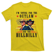 IM Voting For The Outlaw And The Hillbilly Trump Vance 2024 T-Shirt