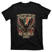 IM Voting For The Outlaw And The Hillbilly 2024 Usa Flag T-Shirt
