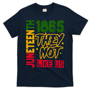 Juneteenth 1865 Black History Month They Not Like Us T-Shirt