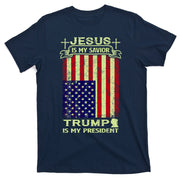 Jesus Is My Savior Trump Is My President 2020 T-Shirt
